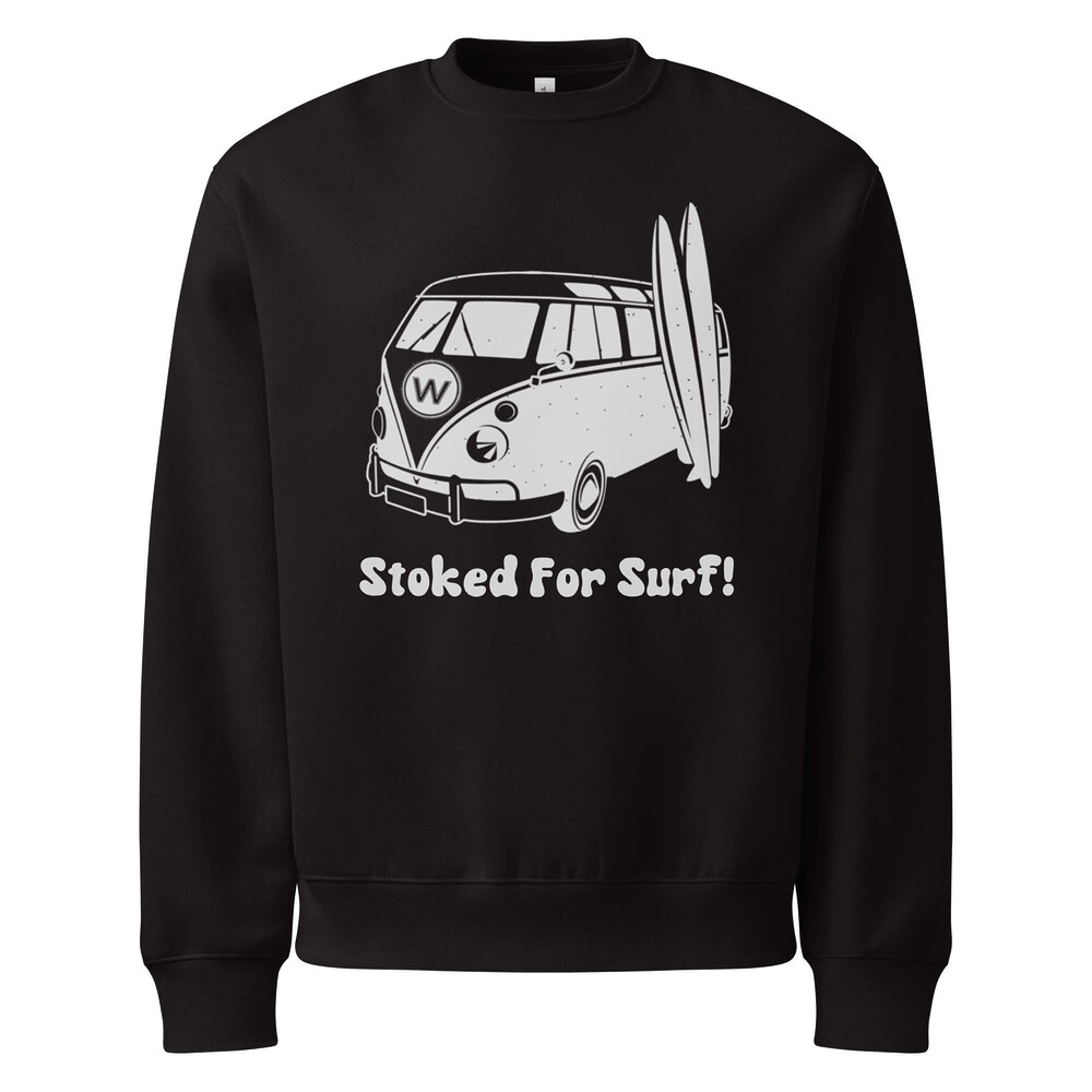 Oversized Heavyweight Sweatshirt - Stoked For Surf — GRAPHIC T-SHIRTS