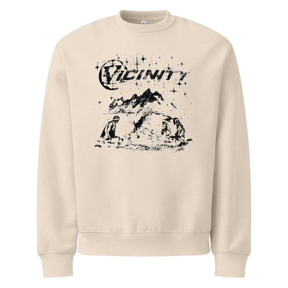 Oversized Heavyweight Sweatshirt - Vicinity — GRAPHIC T-SHIRTS