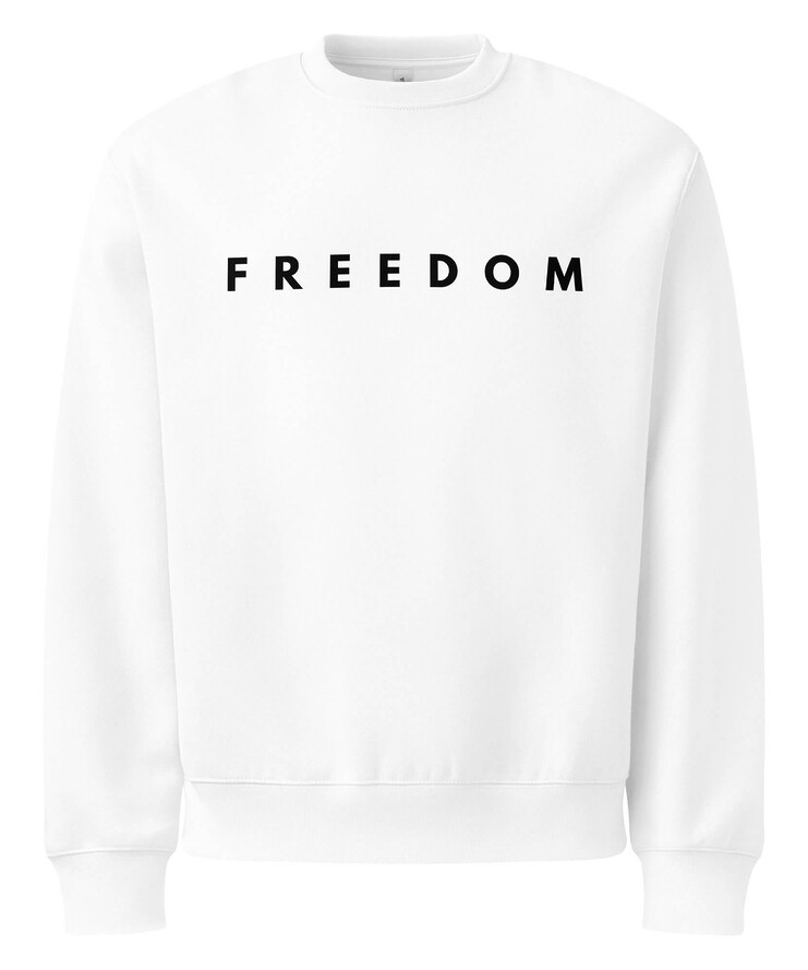 Oversized Heavyweight Sweatshirt - FREEDOM | Sweatshirt | Buy Online | GRAPHIC T-SHIRTS