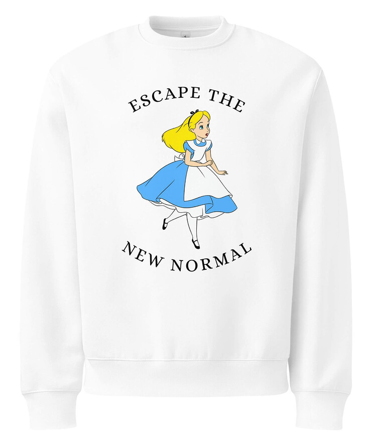 Oversized Heavyweight Sweatshirt - Escape The New Normal | Sweatshirt | Buy Online | GRAPHIC T-SHIRTS