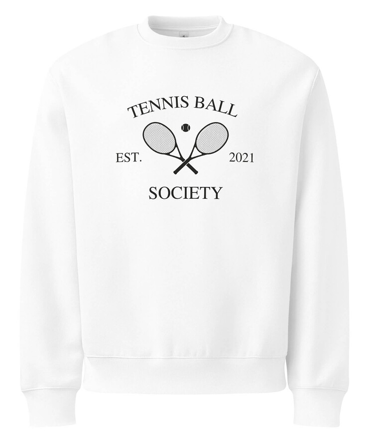 Oversized Heavyweight Sweatshirt - Tennis Ball Society | Sweatshirt | Buy Online | GRAPHIC T-SHIRTS