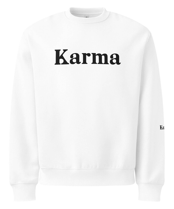 Oversized Heavyweight Sweatshirt - Karma | Sweatshirt | Buy Online | GRAPHIC T-SHIRTS
