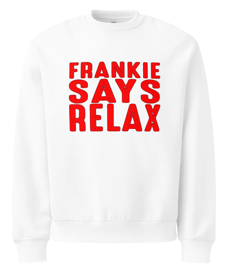 Oversized Heavyweight Sweatshirt - Frankie Says Relax | Sweatshirt | Buy Online | GRAPHIC T-SHIRTS