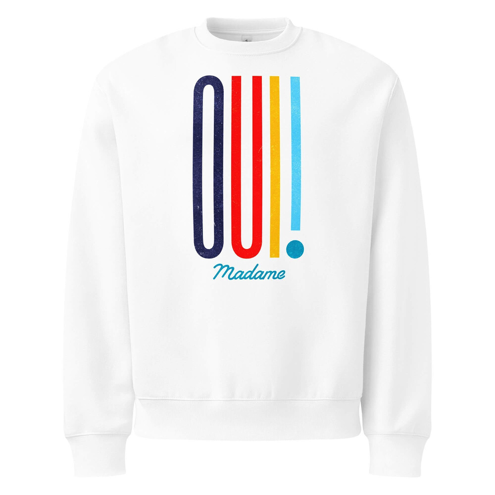 Oversized Heavyweight Sweatshirt - Oui Madame — GRAPHIC T-SHIRTS