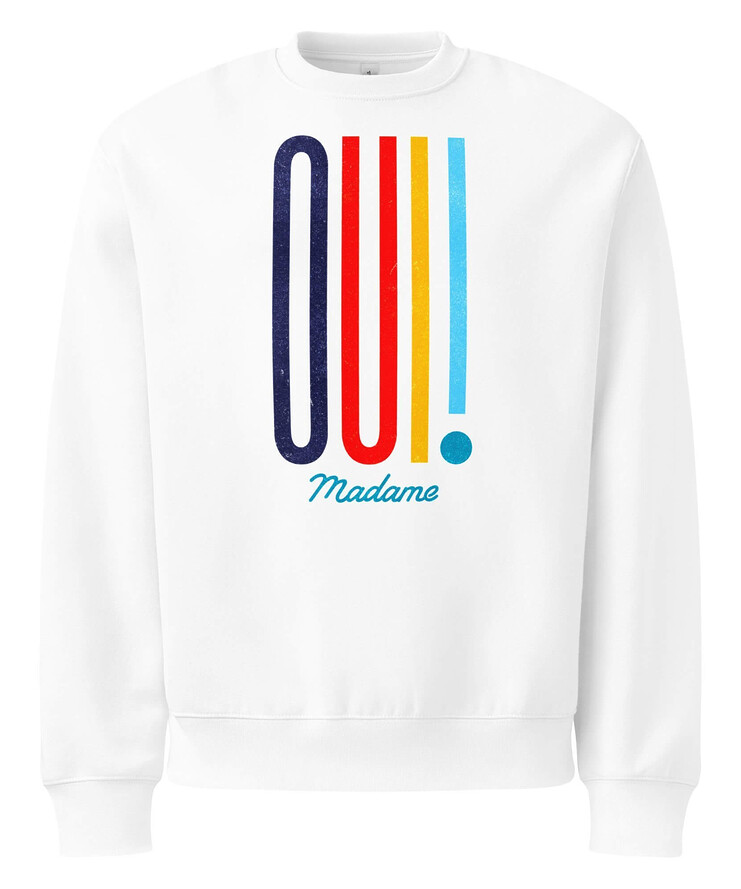 Oversized Heavyweight Sweatshirt - Oui Madame | Sweatshirt | Buy Online | GRAPHIC T-SHIRTS