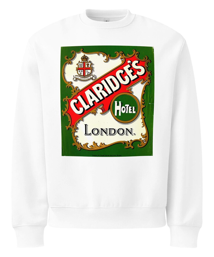 Oversized Heavyweight Sweatshirt - Claridges Hotel London | Sweatshirt | Buy Online | GRAPHIC T-SHIRTS