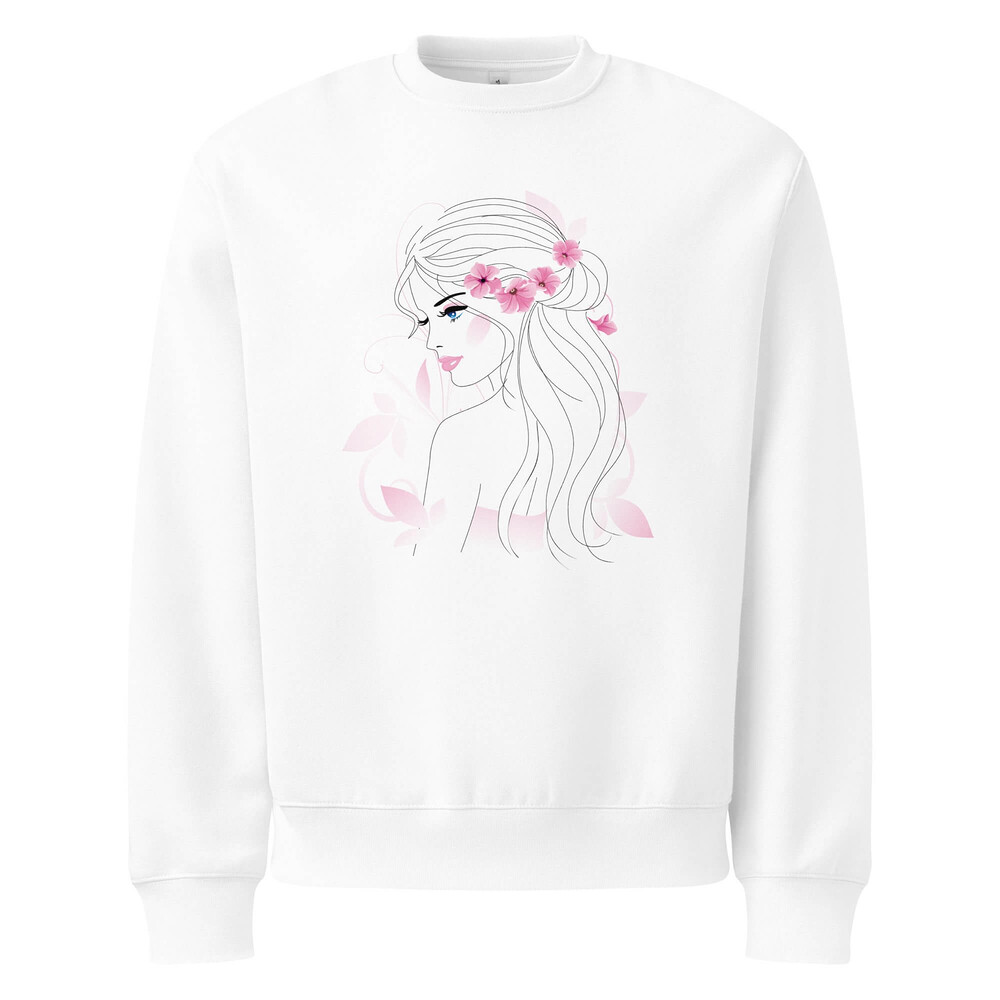 Oversized Heavyweight Sweatshirt - Refined Beauty And Elegance — GRAPHIC T-SHIRTS