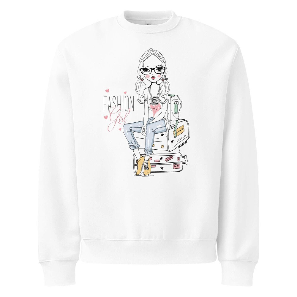Oversized Heavyweight Sweatshirt - Fashion Girl — GRAPHIC T-SHIRTS