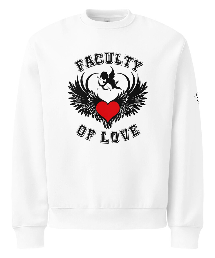 Oversized Heavyweight Sweatshirt - Faculty Of Love 44 | Sweatshirt | Buy Online | GRAPHIC T-SHIRTS