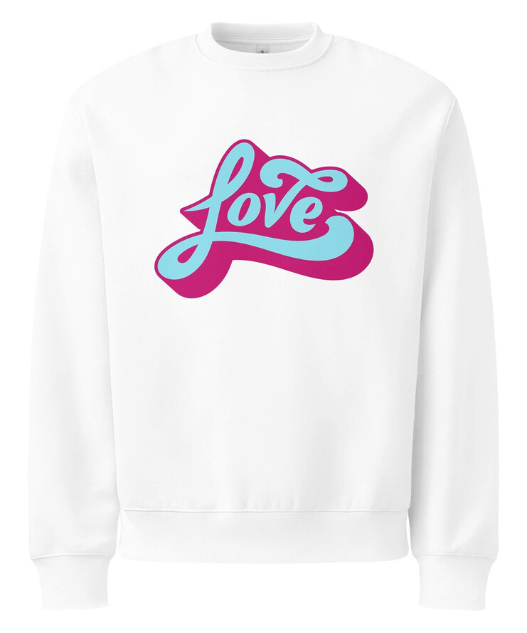 Oversized Heavyweight Sweatshirt - Love | Sweatshirt | Buy Online | GRAPHIC T-SHIRTS