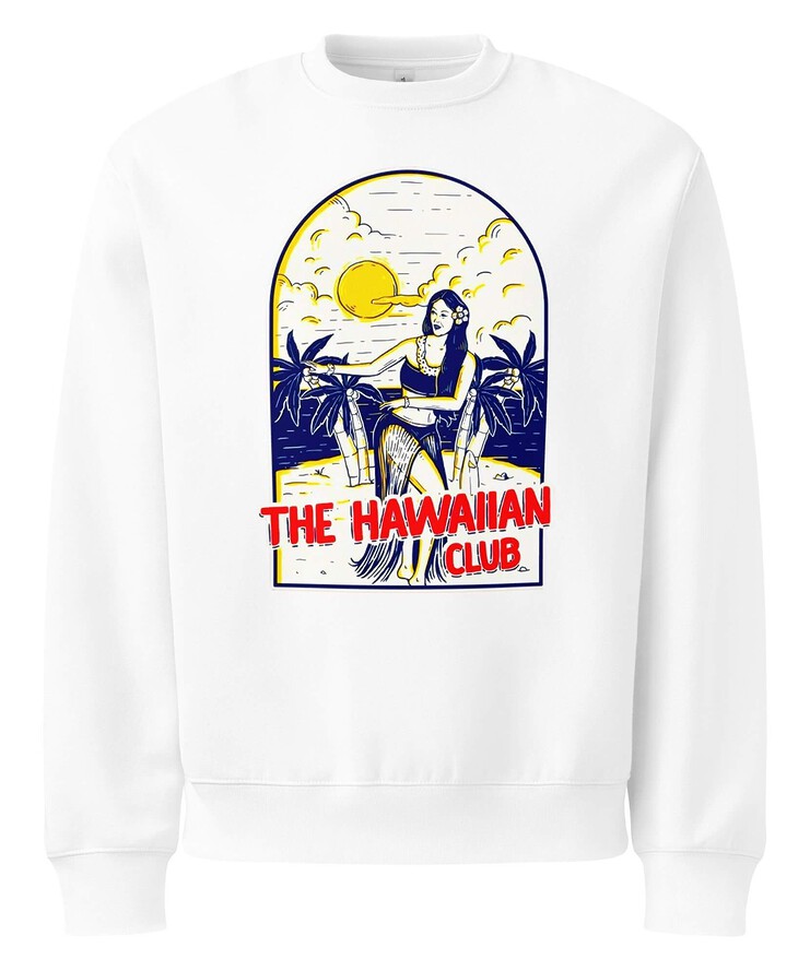 Oversized Heavyweight Sweatshirt - The Hawaiian Club | Sweatshirt | Buy Online | GRAPHIC T-SHIRTS
