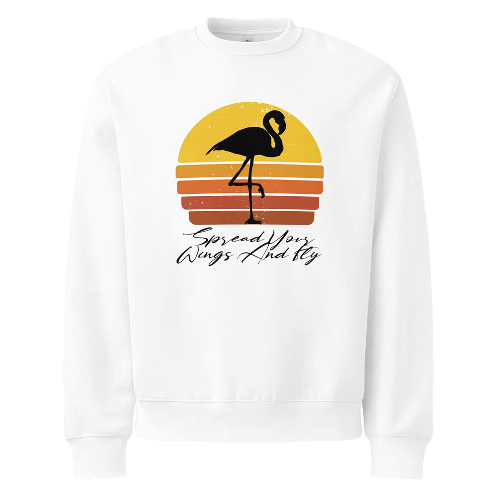 Oversized Heavyweight Sweatshirt - Spread Your Wings And Fly — GRAPHIC T-SHIRTS