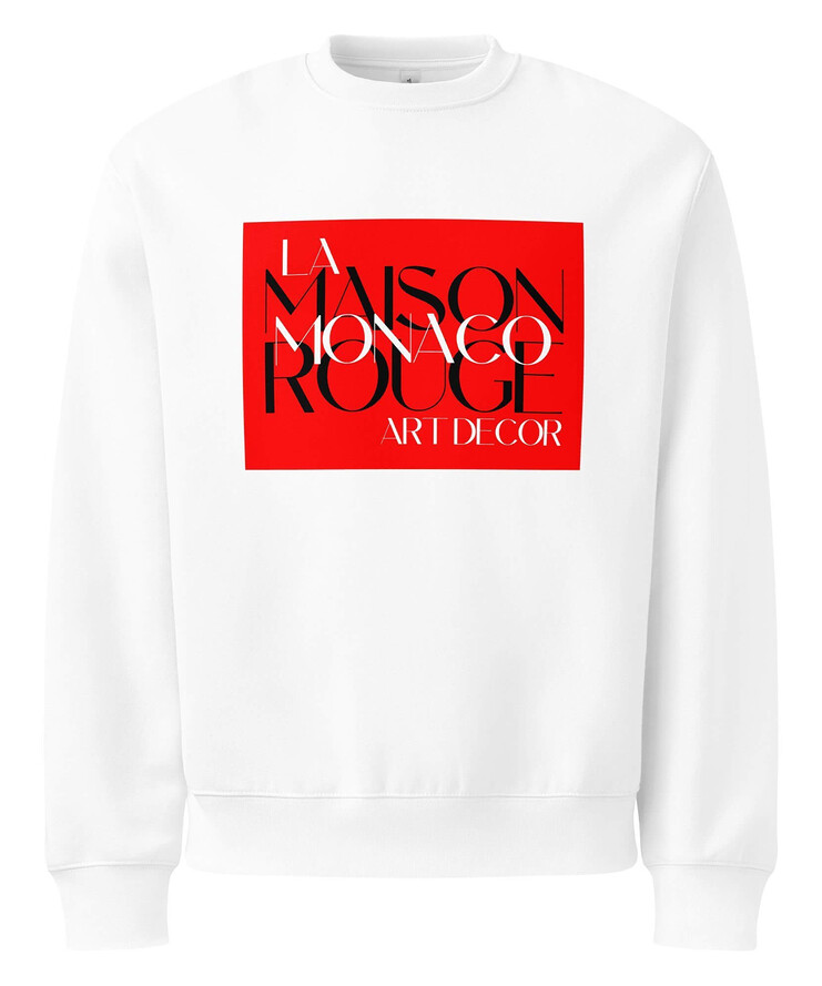 Oversized Heavyweight Sweatshirt - La Maison Rouge Monaco Art Decor | Sweatshirt | Buy Online | GRAPHIC T-SHIRTS