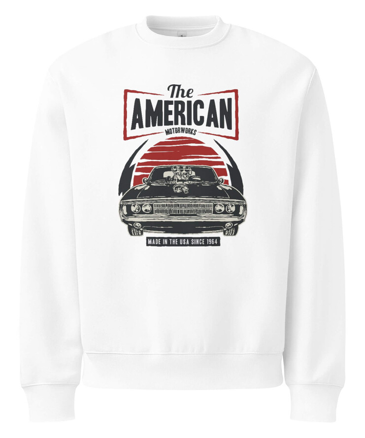 Oversized Heavyweight Sweatshirt - The American Motorworks Made In The USA Since 1964 | Sweatshirt | Buy Online | GRAPHIC T-SHIRTS