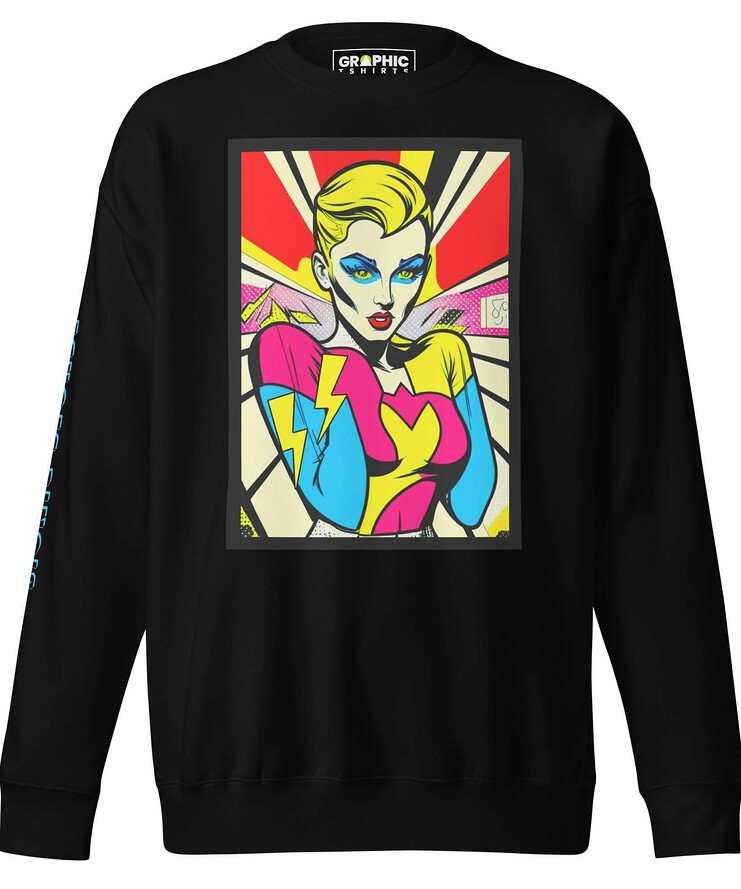 Unisex Premium Sweatshirt - Bionic Blonde | Sweatshirt | Buy Online | GRAPHIC T-SHIRTS