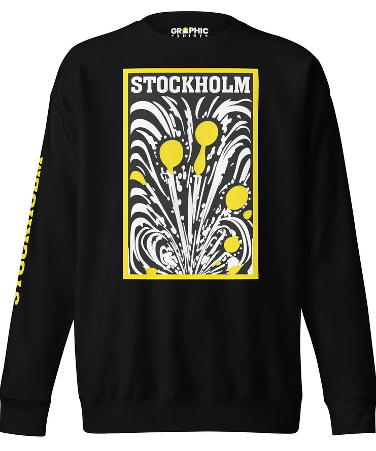 Unisex Premium Sweatshirt - Stockholm Sweden | Sweatshirt | Buy Online | GRAPHIC T-SHIRTS