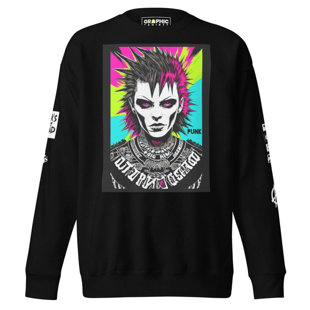 Unisex Premium Sweatshirt - Liberty Spikes Punk Rock — GRAPHIC T-SHIRTS