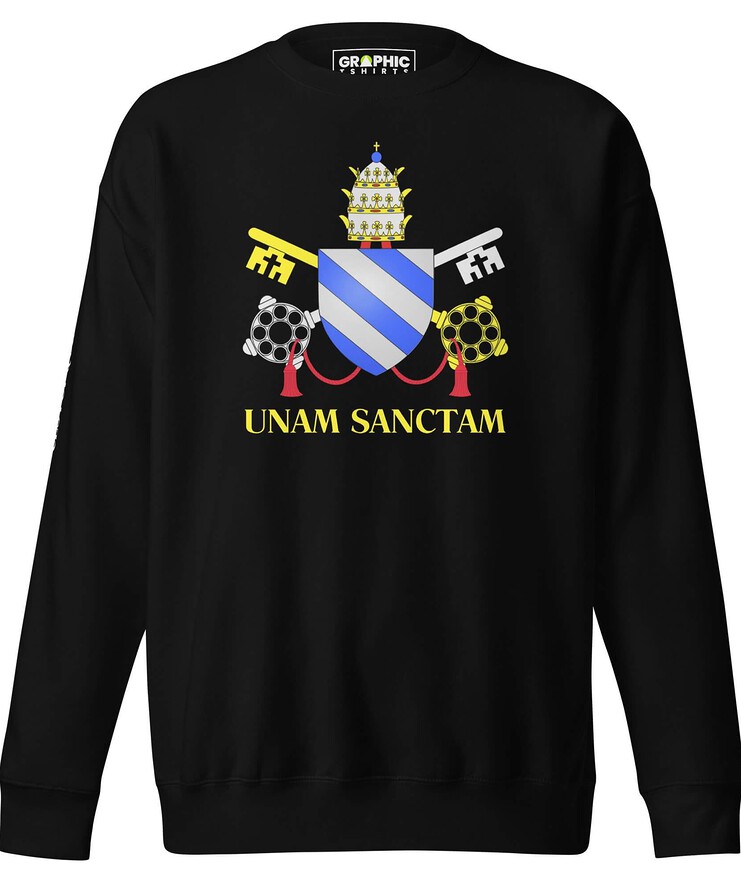 Unisex Premium Sweatshirt - Unam Sanctam Cestui Que Vie | Sweatshirt | Buy Online | GRAPHIC T-SHIRTS
