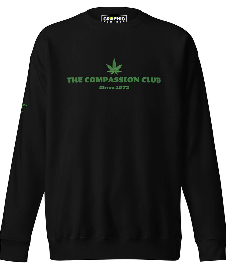 Unisex Premium Sweatshirt - The Compassion Club Since 1972 | Sweatshirt | Buy Online | GRAPHIC T-SHIRTS