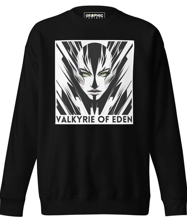 Unisex Premium Sweatshirt - Valkyrie Of Eden | Sweatshirt | Buy Online | GRAPHIC T-SHIRTS