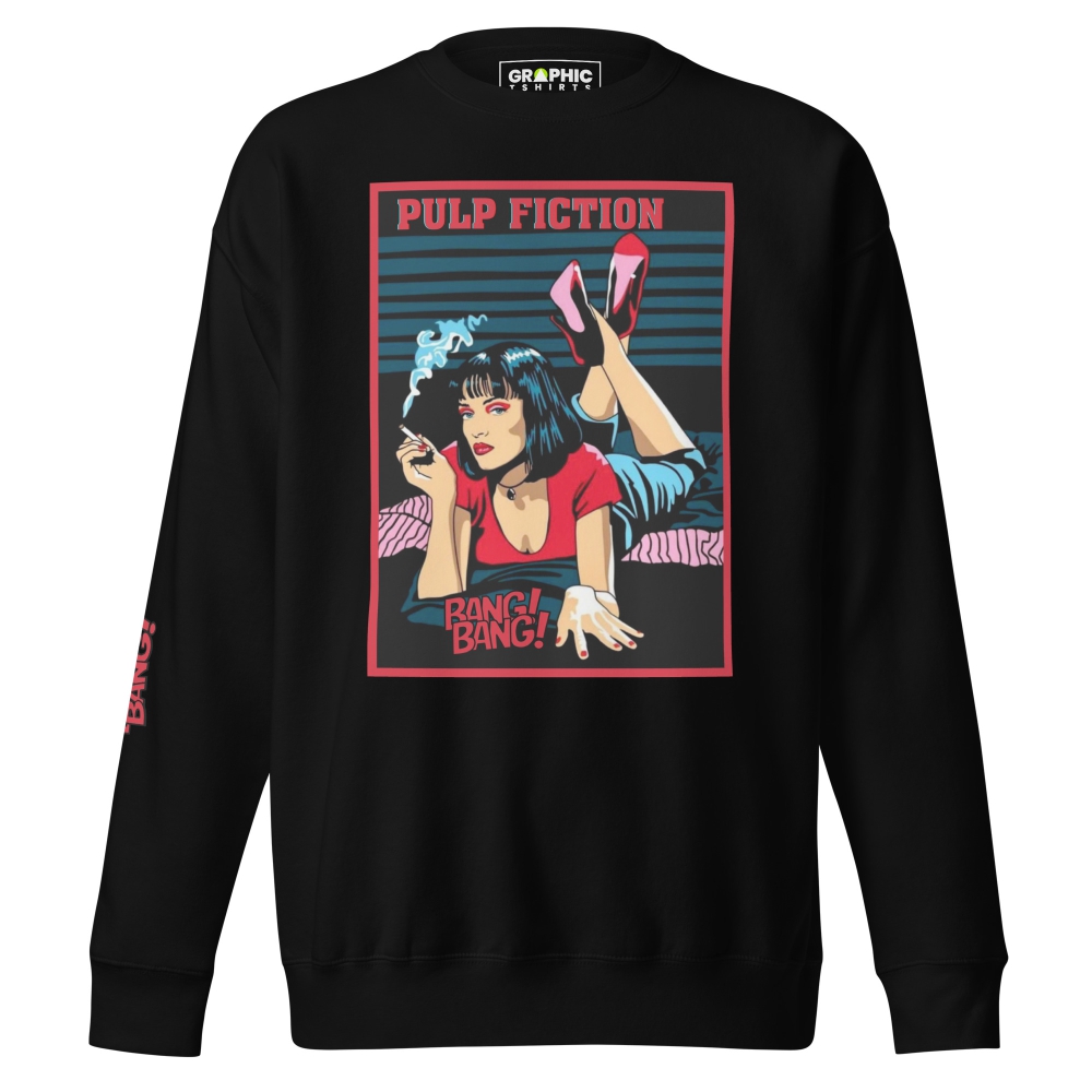 Unisex Premium Sweatshirt - Pulp Fiction Bang! Bang!