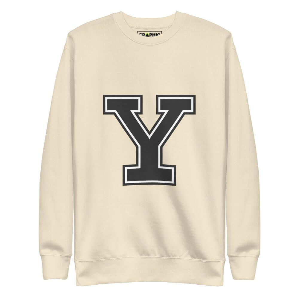 Unisex Premium Sweatshirt - Yale Varsity — GRAPHIC T-SHIRTS