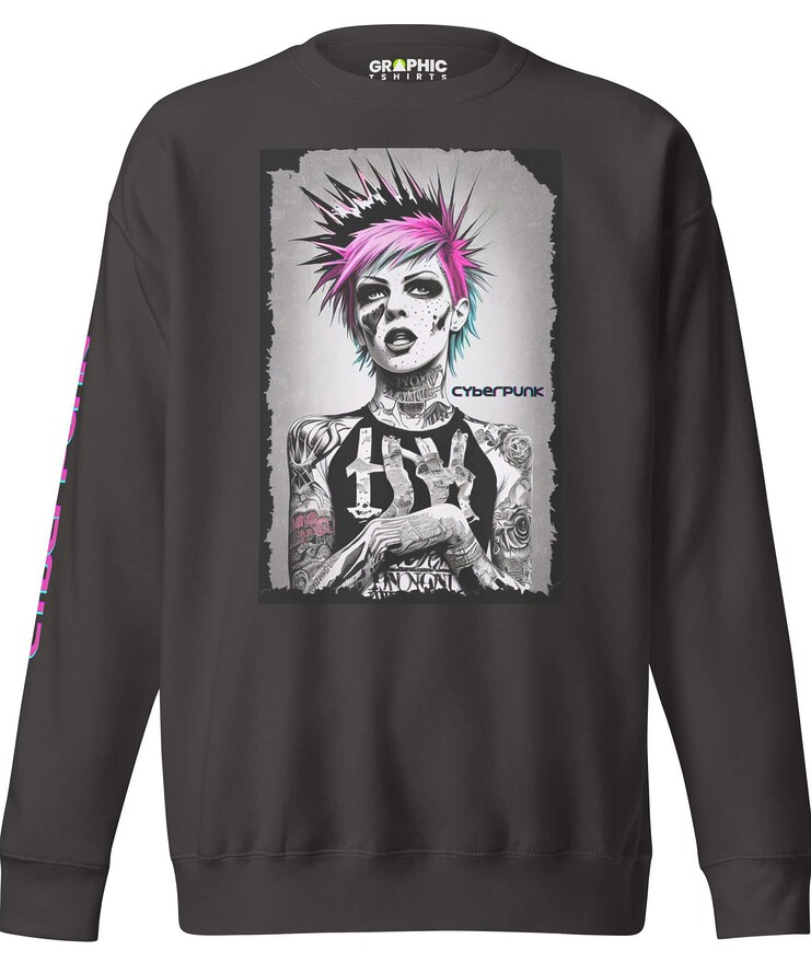 Unisex Premium Sweatshirt - Cyberpunk | Sweatshirt | Buy Online | GRAPHIC T-SHIRTS