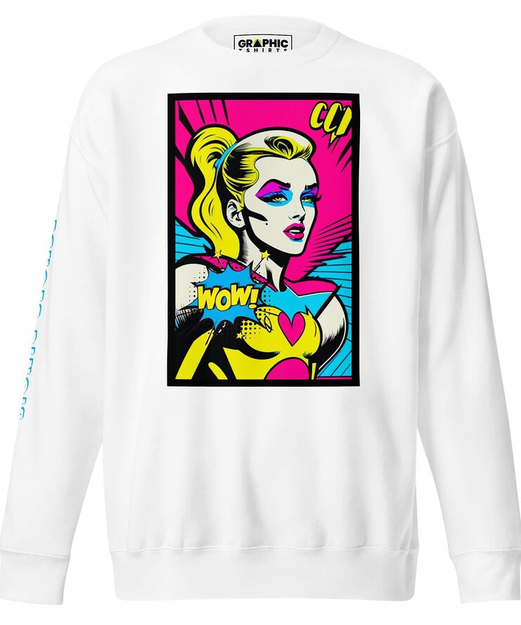 Unisex Premium Sweatshirt - Bionic Blonde | Sweatshirt | Buy Online | GRAPHIC T-SHIRTS