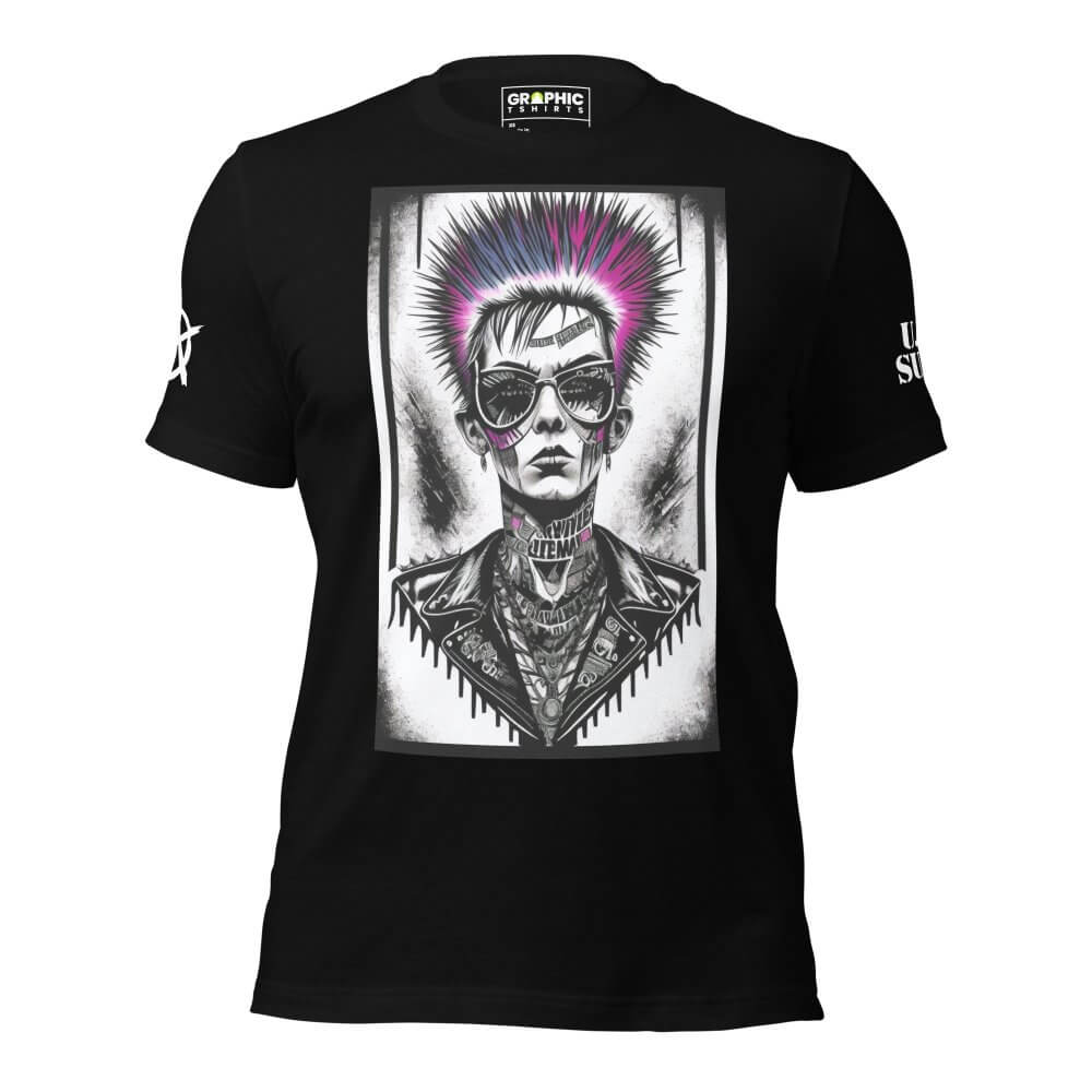 Unisex Crew Neck T-Shirt - Punk Betty — GRAPHIC T-SHIRTS