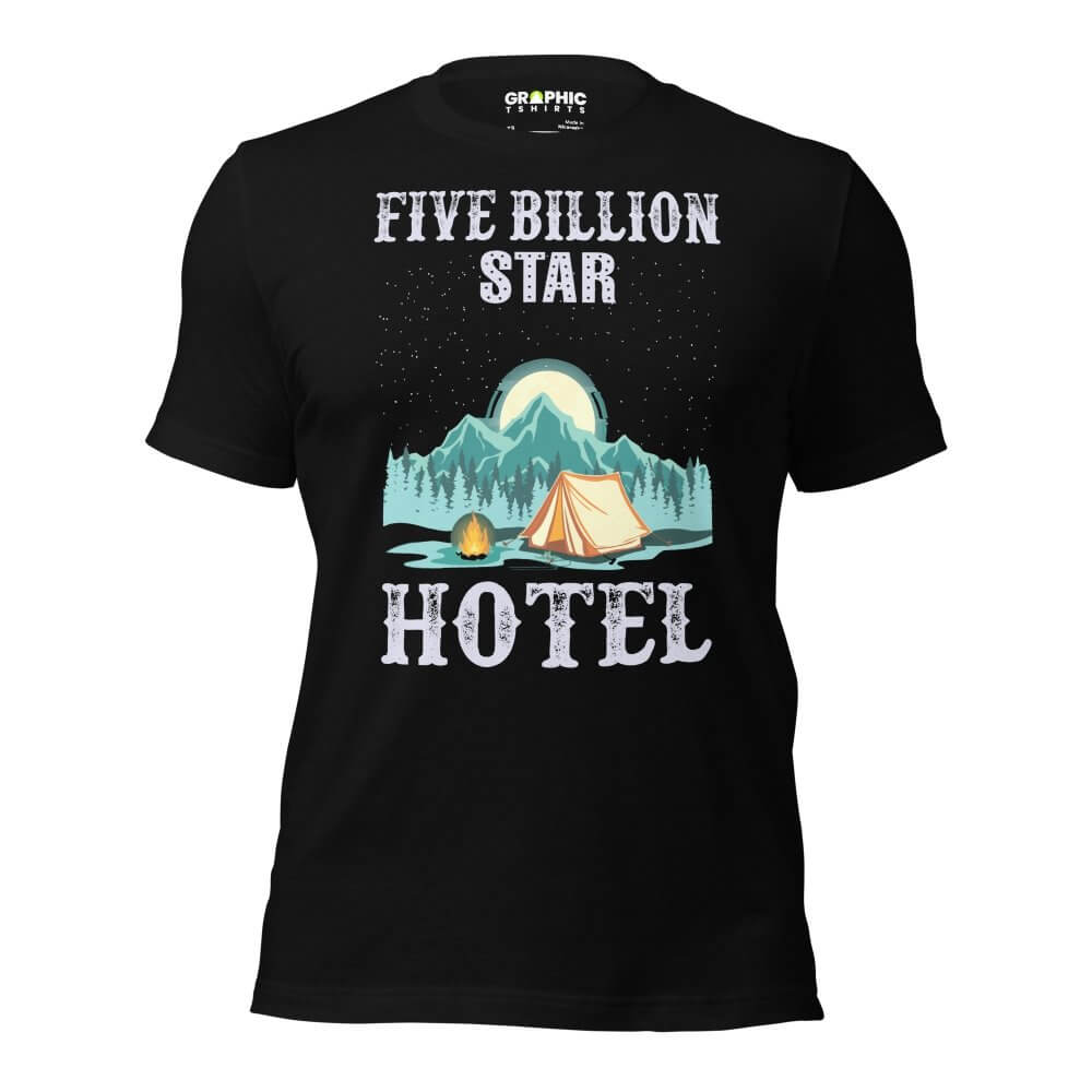 Unisex Staple T-Shirt - Five Billion Star Hotel — GRAPHIC T-SHIRTS