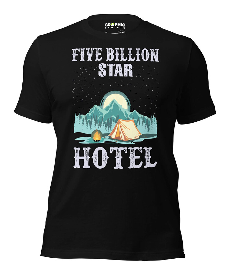 Unisex Staple T-Shirt - Five Billion Star Hotel | T-Shirt | Buy Online | GRAPHIC T-SHIRTS