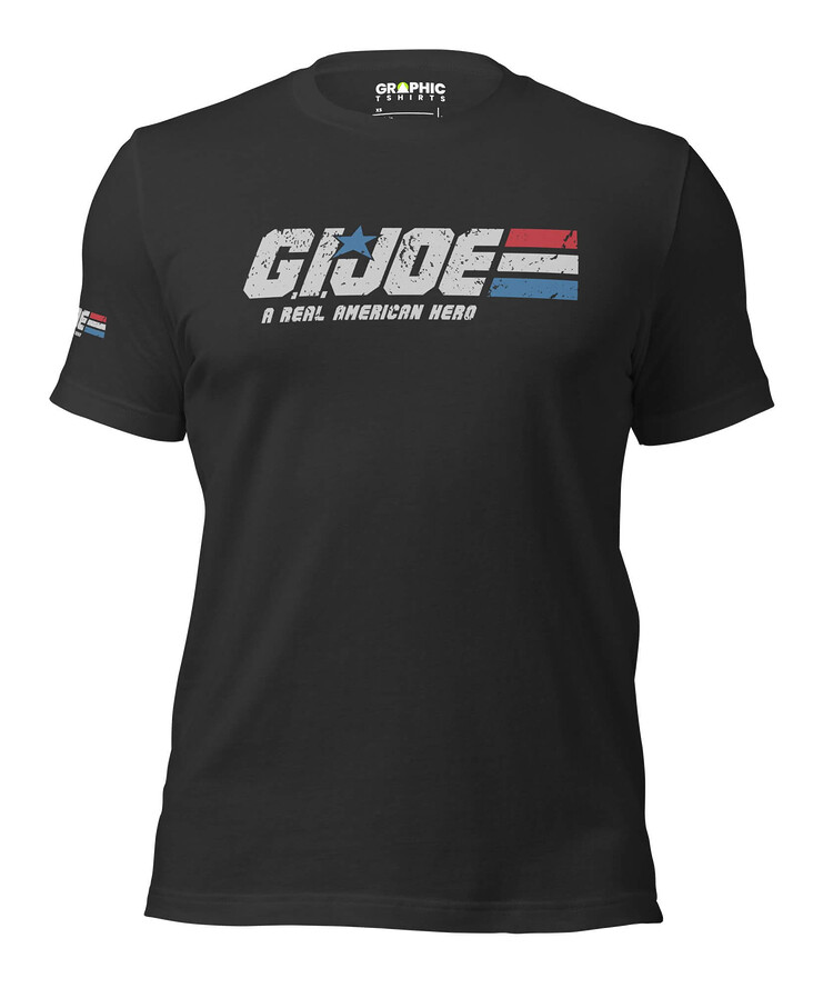 Unisex Crew Neck T-Shirt - Distressed G.I. Joe A Real American Hero | T-Shirt | Buy Online | GRAPHIC T-SHIRTS