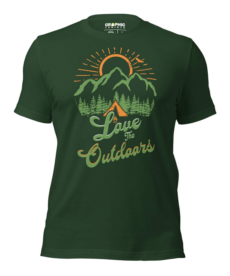 Unisex Staple T-Shirt - Love The Outdoors | T-Shirt | Buy Online | GRAPHIC T-SHIRTS