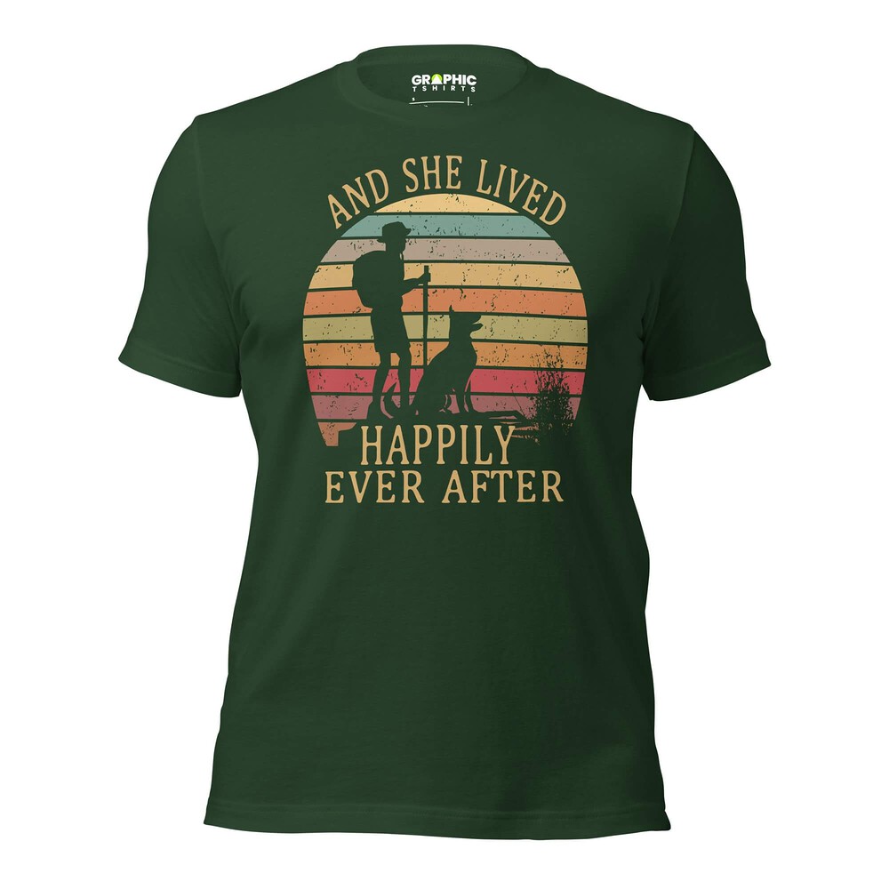 Unisex Staple T-Shirt - And She Lived Happily Ever After — GRAPHIC T-SHIRTS