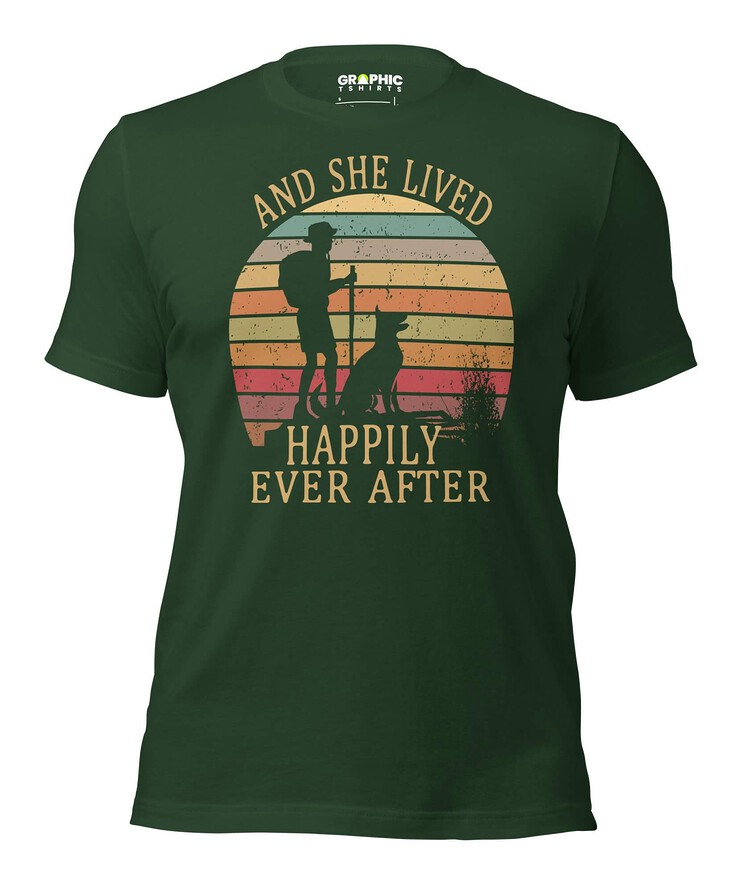 Unisex Staple T-Shirt - And She Lived Happily Ever After | T-Shirt | Buy Online | GRAPHIC T-SHIRTS