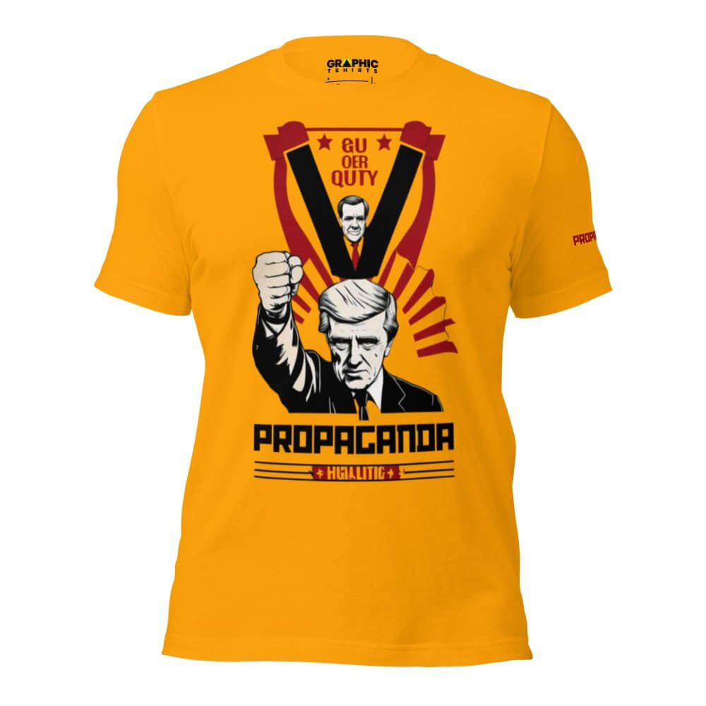 Unisex Crew Neck T-Shirt - Propaganda — GRAPHIC T-SHIRTS