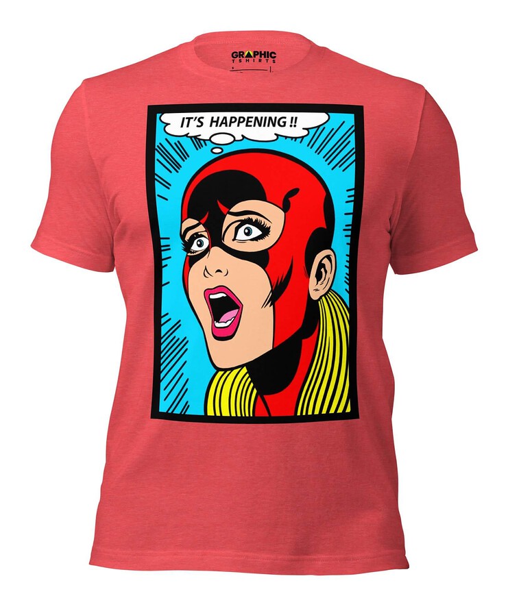 Unisex Crew Neck T-Shirt - It's Happening !! | T-Shirt | Buy Online | GRAPHIC T-SHIRTS