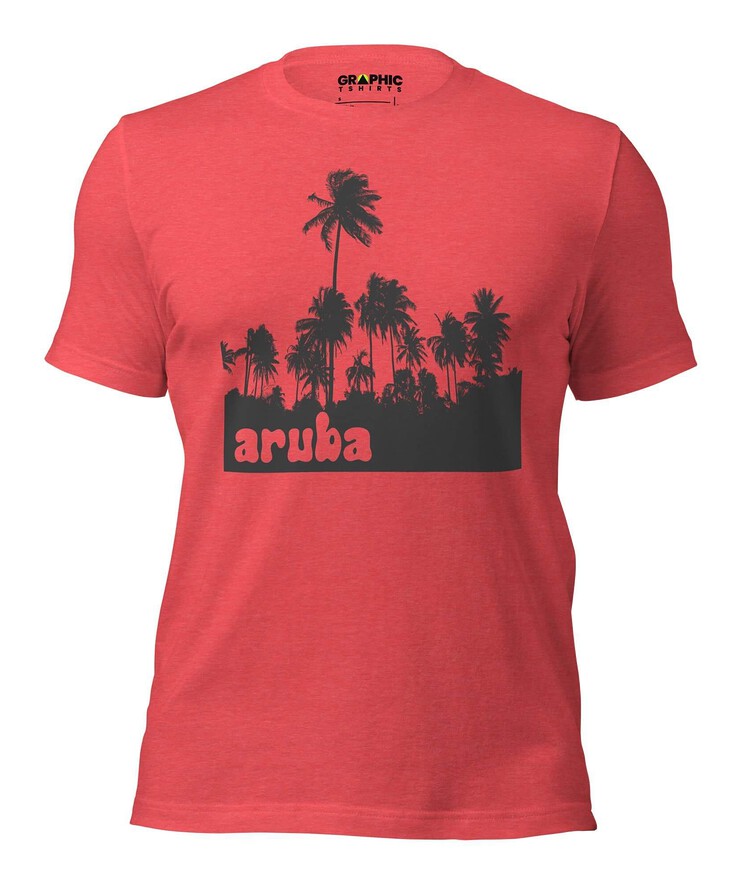 Unisex Crew Neck T-Shirt - Aruba | T-Shirt | Buy Online | GRAPHIC T-SHIRTS