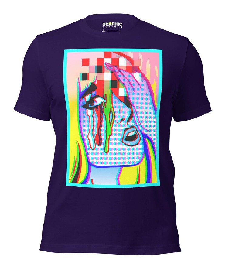 Unisex Crew Neck T-Shirt - Pop Art Emotional Blondie | T-Shirt | Buy Online | GRAPHIC T-SHIRTS
