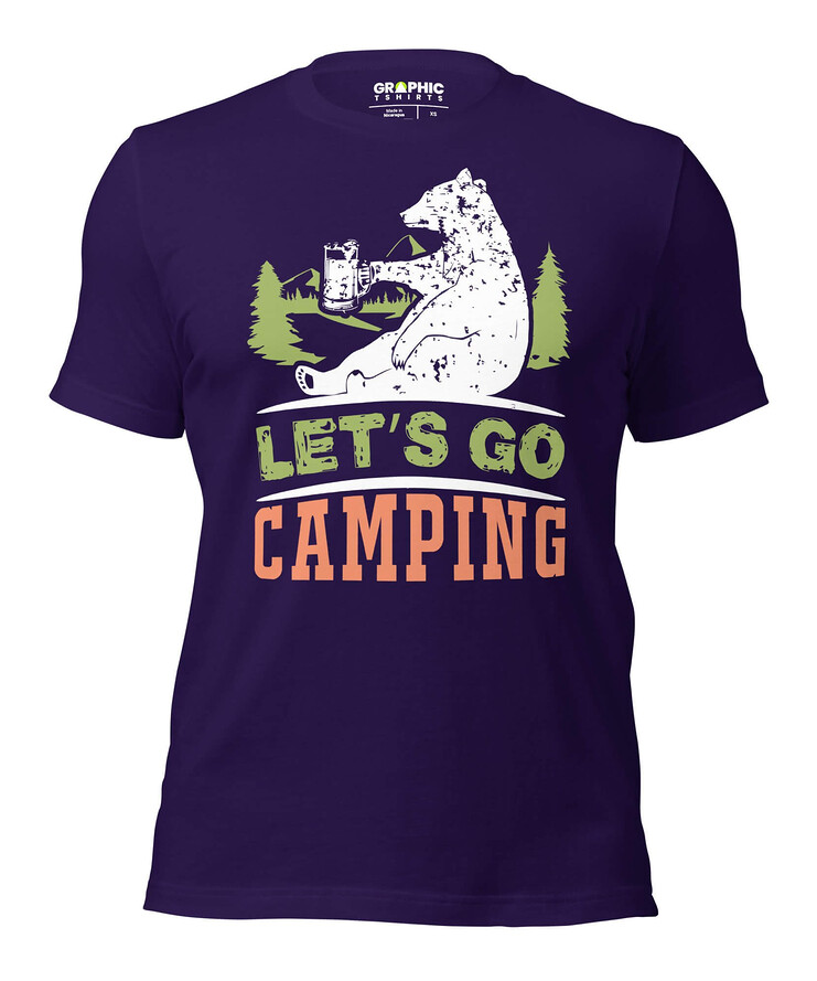 Unisex Staple T-Shirt - Let's Go Camping | T-Shirt | Buy Online | GRAPHIC T-SHIRTS