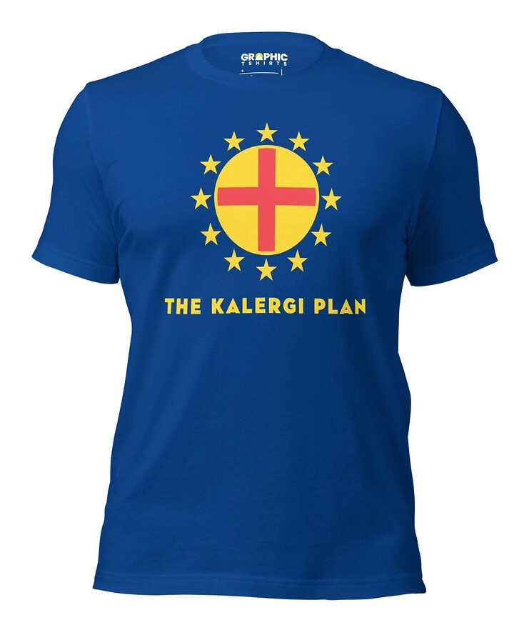 Unisex Crew Neck T-Shirt - The Kalergi Plan | T-Shirt | Buy Online | GRAPHIC T-SHIRTS