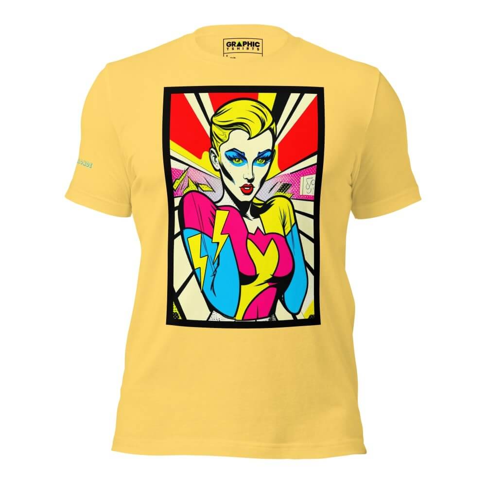 Unisex Crew Neck T-Shirt - Bionic Blonde — GRAPHIC T-SHIRTS