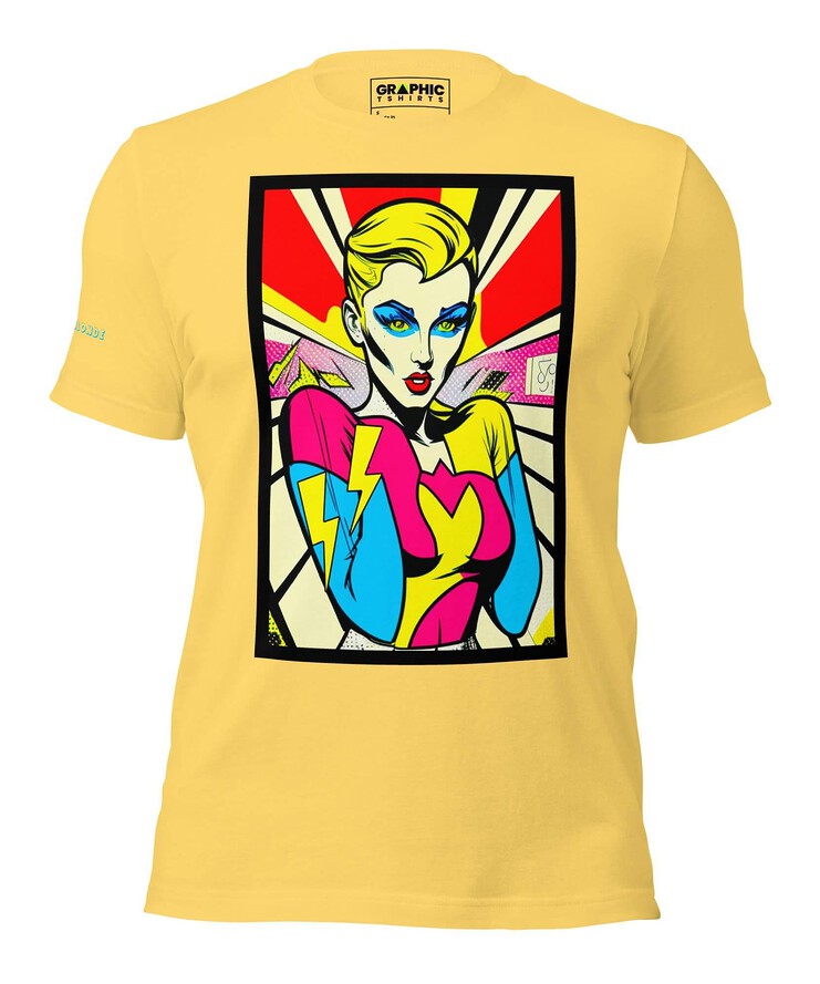 Unisex Crew Neck T-Shirt - Bionic Blonde | T-Shirt | Buy Online | GRAPHIC T-SHIRTS