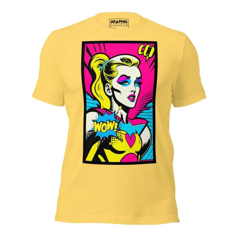 Unisex Crew Neck T-Shirt - Bionic Blonde — GRAPHIC T-SHIRTS