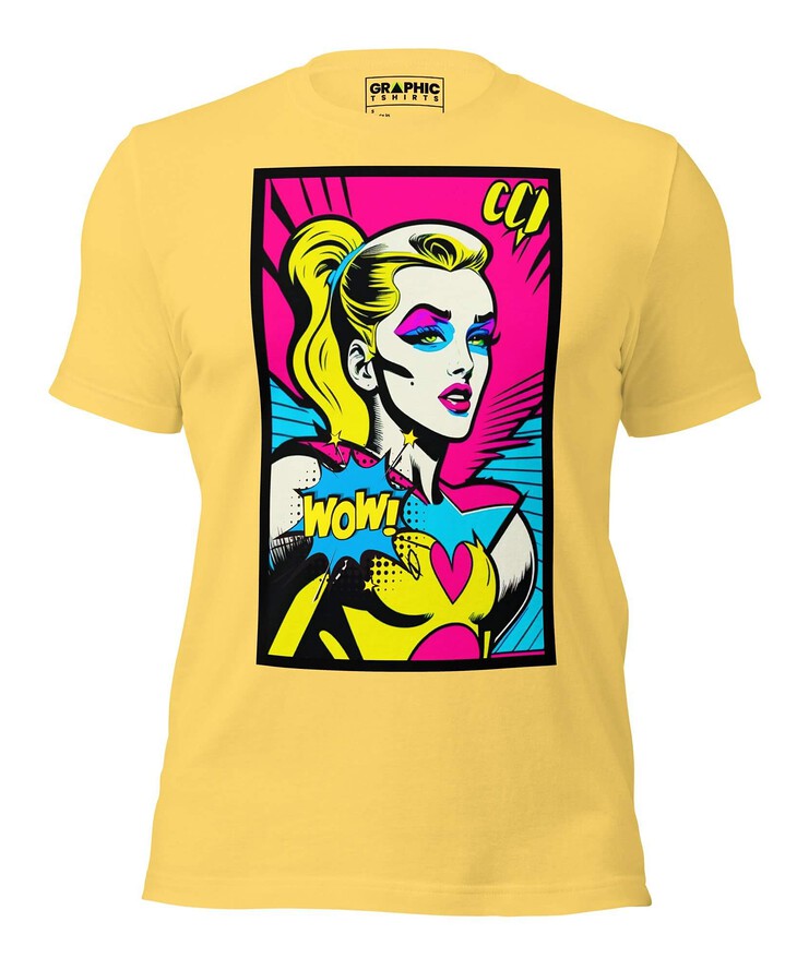 Unisex Crew Neck T-Shirt - Bionic Blonde | T-Shirt | Buy Online | GRAPHIC T-SHIRTS