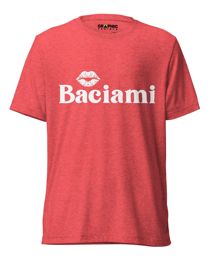 Unisex Short Sleeve T-Shirt - Baciami | T-Shirt | Buy Online | GRAPHIC T-SHIRTS
