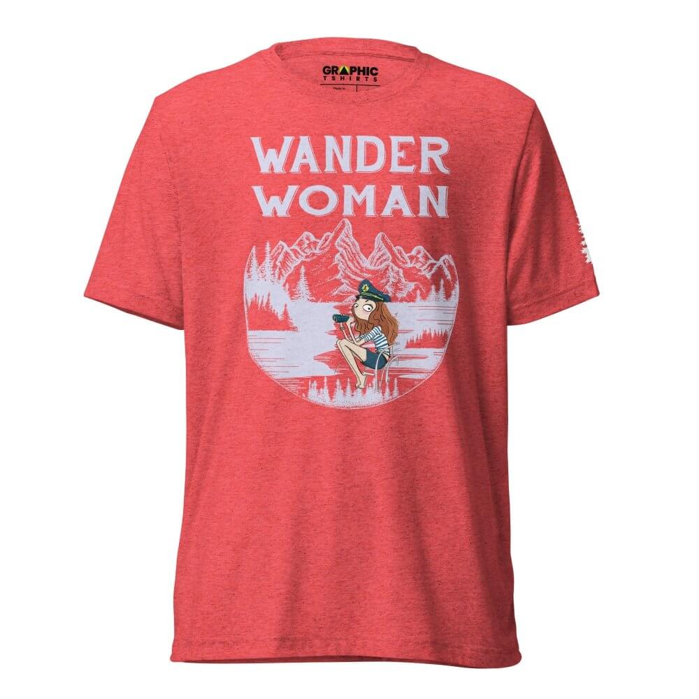 Women's Tri-Blend T-Shirt - Wander Woman — GRAPHIC T-SHIRTS