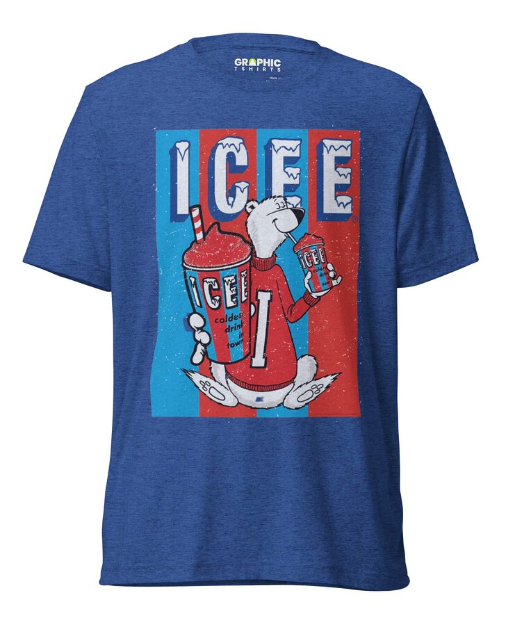 Unisex Short Sleeve T-Shirt - Icee Vintage Polar Bear | T-Shirt | Buy Online | GRAPHIC T-SHIRTS