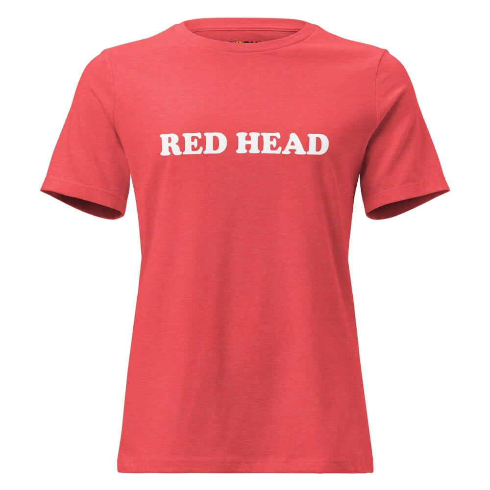 Women's Relaxed T-Shirt - Red Head — GRAPHIC T-SHIRTS