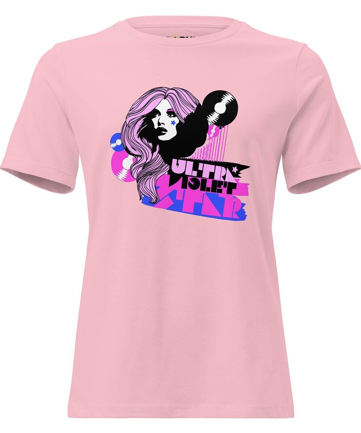 Women's Relaxed T-Shirt - Ultra Violet Star | T-Shirt | Buy Online | GRAPHIC T-SHIRTS
